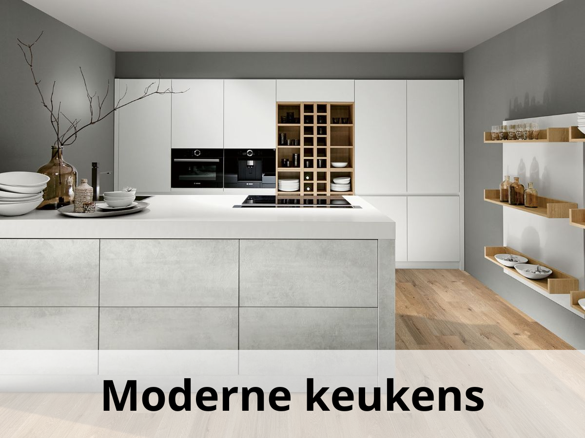 Nieuwe keuken modern